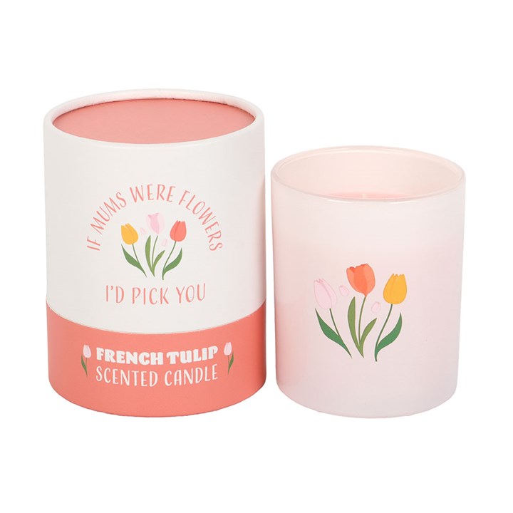 If Mums Were Flowers French Tulip Candle - Image 2